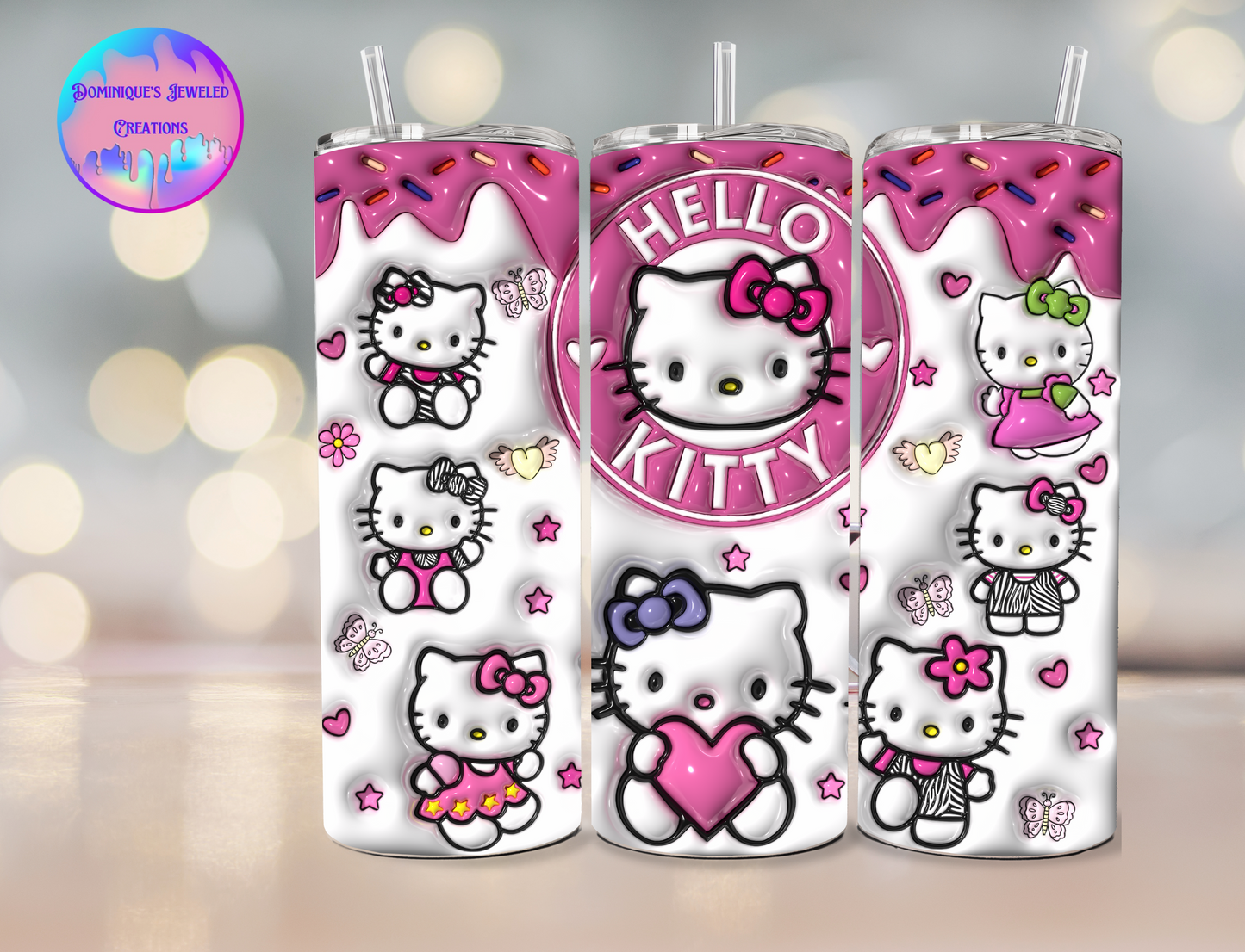 3D Hello Kitty Tumbler