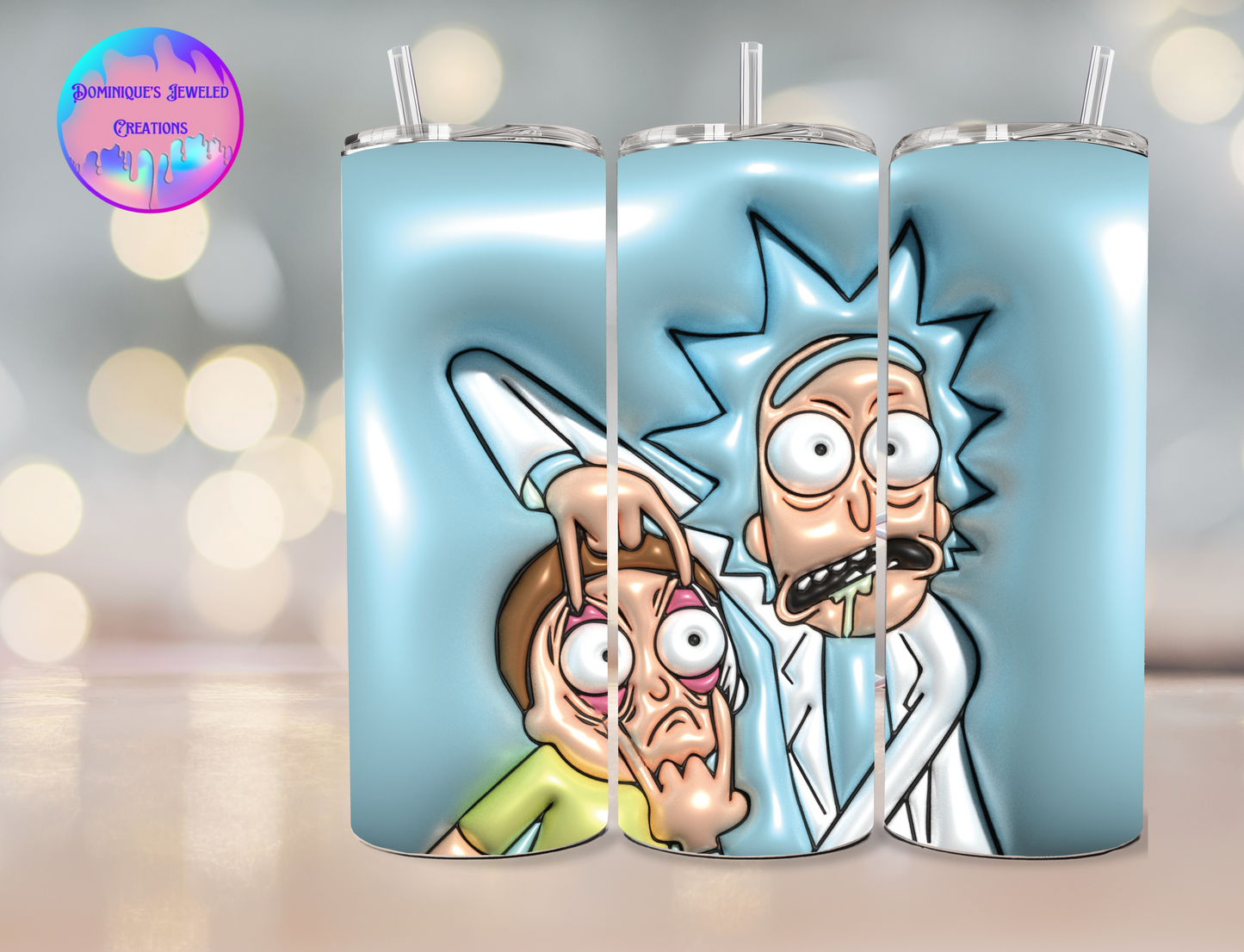 3D Rick & Morty Tumbler