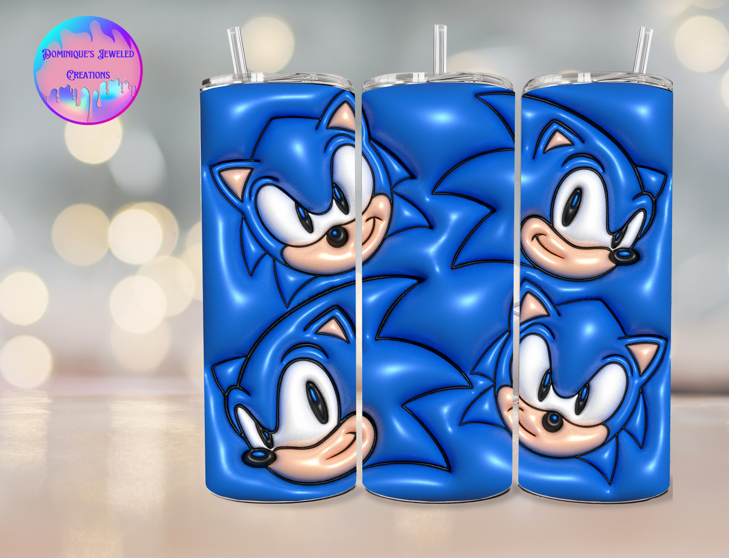 3D Sonic Hedgehog Tumbler