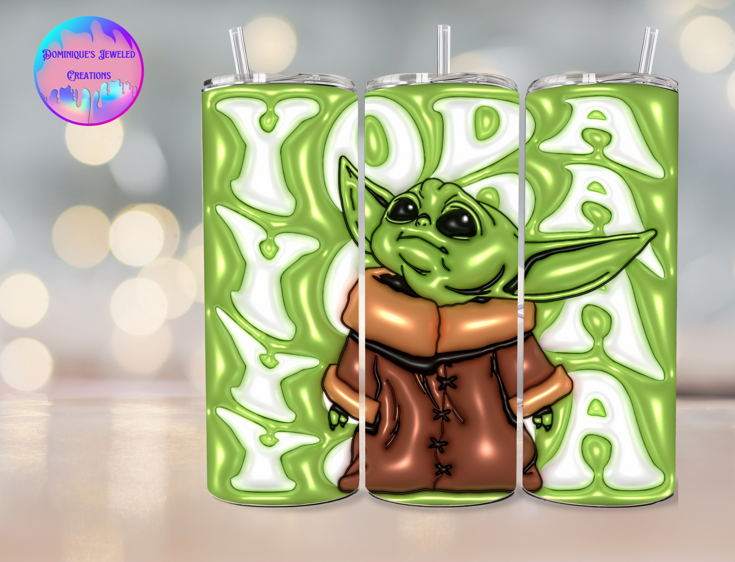 3D Yoda Tumbler