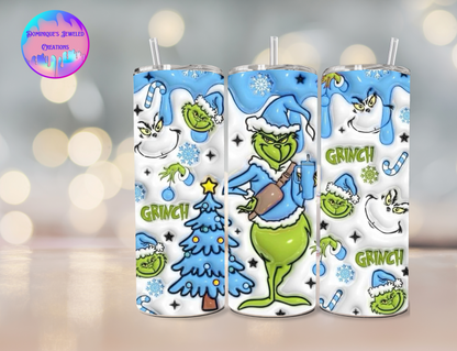 3D Grinch Tumbler