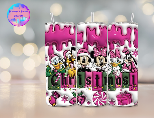 3D Mickey Clubhouse Christmas Tumbler