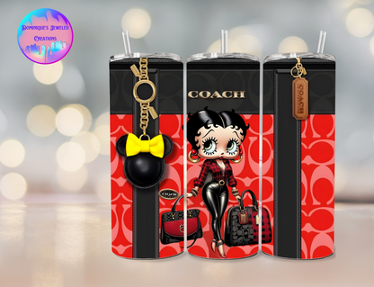 Betty Boop in Coach Tumbler