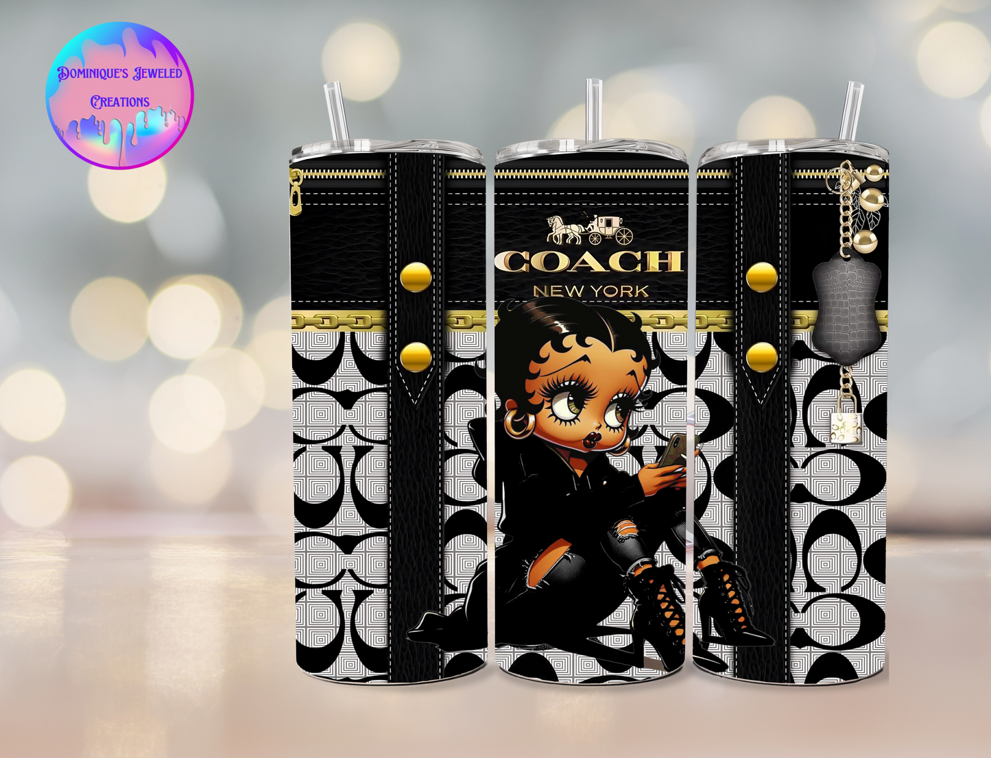 Betty Boop in Coach Tumbler