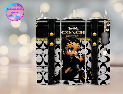 Betty Boop in Coach Tumbler