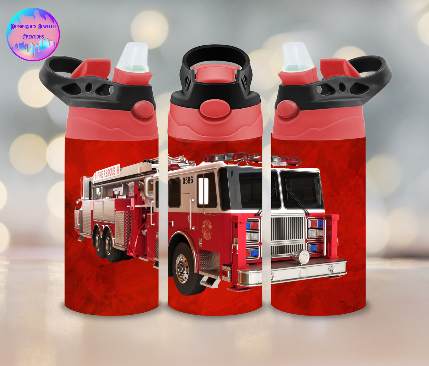 Firetruck Kids Tumbler