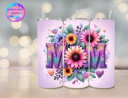 Flowers for Mom Tumbler