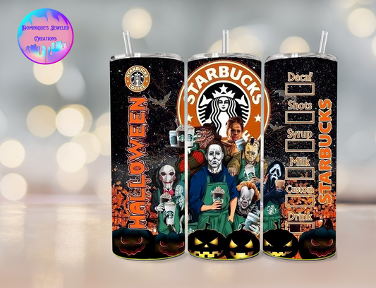 Halloween Bucks Tumbler