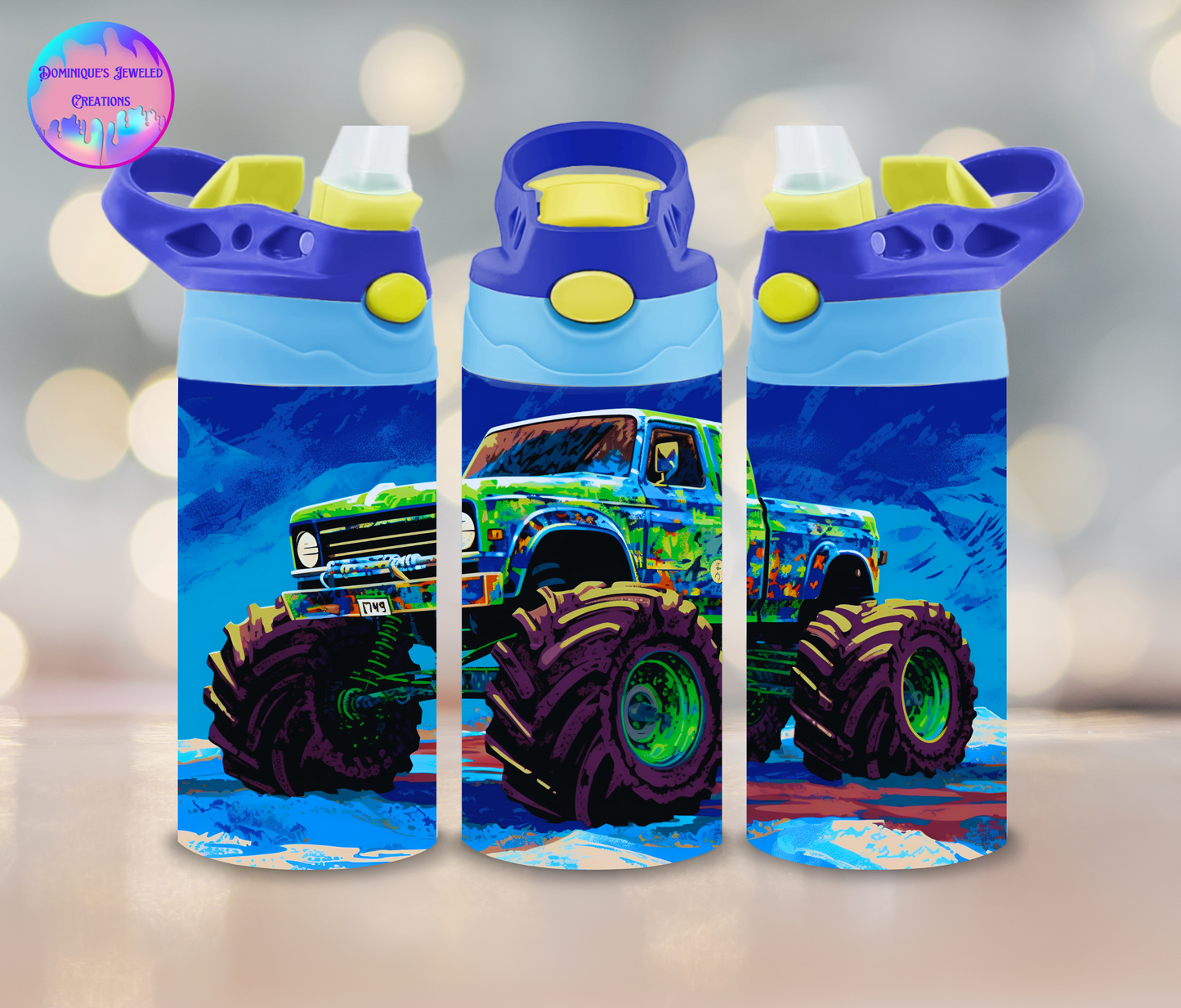 Monster Truck Kids Tumbler