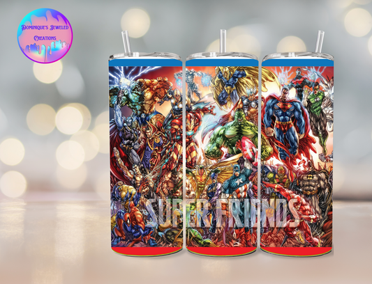 Super Friends Tumbler