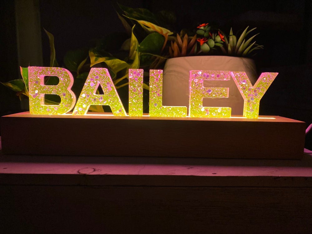 Customized Name Lamp